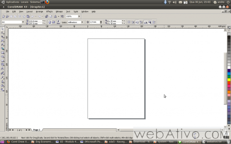 Corel Draw X3 no linux rodando